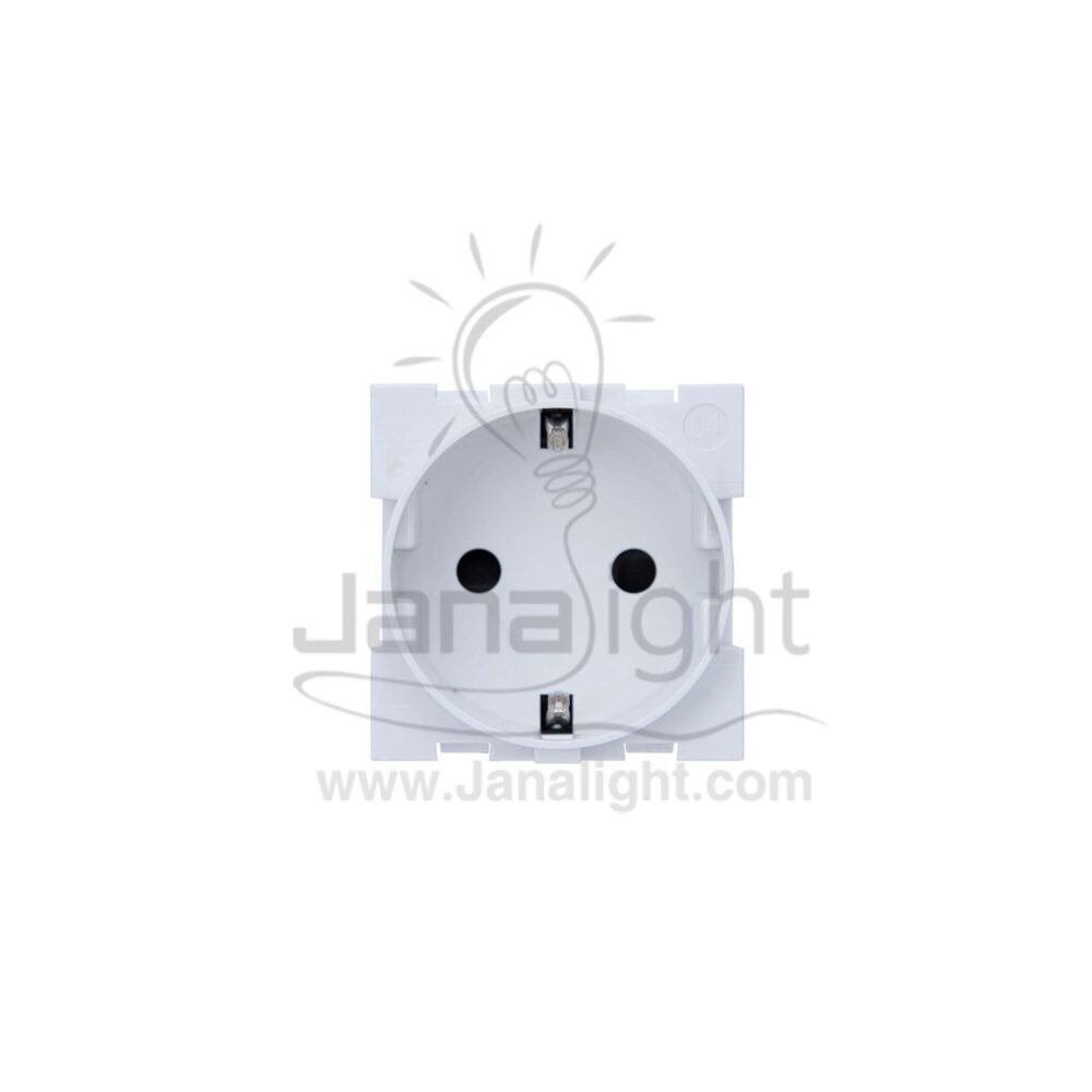 بريزة مجوفة ابيض ليفينج ناو KW KW4141 white Choco socket Living now